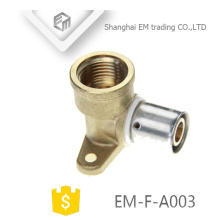 EM-F-A003 Raccord en laiton pour système de plomberie Connecteur Compression en acier inoxydable